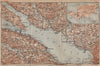 LAKE CONSTANCE inset LINDAU. Konstanz St Gallen Bregenz. Bodensee 1907 old map