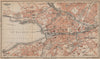 ZÜRICH. Zurich. town city stadtplan. Switzerland Suisse Schweiz 1907 old map