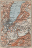 GENEVA GENÈVE GENF ENVIRONS. Switzerland Suisse Schweiz carte karte 1907 map