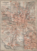 LAUSANNE. town city stadtplan. Switzerland Suisse Schweiz carte karte 1907 map