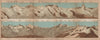 GORNERGRAT PANORAMA. Zermatt Monte Rosa Breithorn Matterhorn Mischabel 1907 map