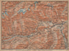 ILANZ & FLIMS AREA. Laax Obersaxen Mundaun Brigels Waltensburg Tamins 1907 map
