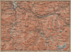 ALBULA ALPS. Thusis Tiefenkastel Savognin Piz Ela/d'Err/Calderas Salux 1907 map