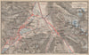ST MORITZ & PONTRESINA. Celerina Cresta Piz Vadret/Muraigl/Languard 1907 map