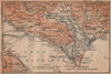 PALLANZA ENVIRONS. Verbania. Intra Unchio. Italy mappa. BAEDEKER 1907 old