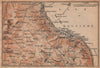 STRESA ENVIRONS. Baveno Gignese. Italy mappa. BAEDEKER 1907 old antique