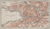 ZÜRICH. Zurich. town city stadtplan. Switzerland Suisse Schweiz 1909 old map