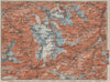 URNER/URI ALPS. Trift district. Andermatt Innertkirchen Dammastock 1909 map