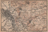 THUN ENVIRONS. Goldiwyl. Switzerland Suisse Schweiz carte karte 1909 map