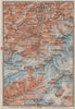 UPPER LAUTERBRUNNEN VALLEY/WALL. Mürren Grosshorn Breithorn Jungfrau 1909 map