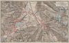 ST MORITZ & PONTRESINA. Celerina Cresta Piz Vadret/Muraigl/Languard 1909 map