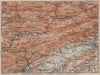 BERNESE JURA. Solothurn Biel/Bienne Rebeuvelier Tavannes. Topo-map 1911