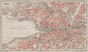 ZÜRICH. Zurich. town city stadtplan. Switzerland Suisse Schweiz 1911 old map
