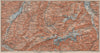 ENGELBERG ENVIRONS. Uri/Urner Alps Titlis Blackenstock Sarnen Altorf 1911 map