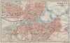 GENEVA GENÈVE GENF. town city stadtplan. Switzerland Suisse Schweiz 1911 map