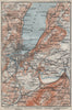 GENEVA GENÈVE GENF ENVIRONS. Switzerland Suisse Schweiz carte karte 1911 map