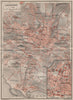 LAUSANNE. town city stadtplan. Switzerland Suisse Schweiz carte karte 1911 map