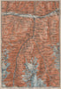 STALDEN/SAAS-FEE AREA. Mischabel Group Grächen Dom Raron Randa Visp 1911 map
