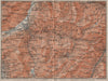 COIRE/CHUR SCHANFIGG AROSA ENVIRONS. Davos Klosters Lenzheide Trimnns 1911 map
