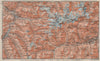SILVRETTA GROUP. Klosters Davos Ftan Scuol Fluchthorn Lower Engadin 1911 map