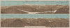 MONTE GENEROSO PANORAMA. Lugano Como Maggiore Rosa Mischabel Disgrazia 1911 map