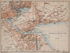 LUCERNE LUZERN. town city stadtplan. Switzerland Suisse Schweiz 1913 old map