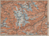 URNER/URI ALPS. Trift district. Andermatt Innertkirchen Dammastock 1913 map