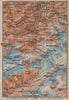 UPPER LAUTERBRUNNEN VALLEY/WALL. Mürren Grosshorn Breithorn Jungfrau 1913 map