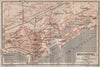 NEUCHÂTEL / NEUENBURG. town city plan. Switzerland Suisse Schweiz 1913 old map