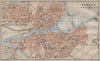 GENEVA GENÈVE GENF. town city stadtplan. Switzerland Suisse Schweiz 1913 map