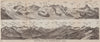 GORNERGRAT PANORAMA. Zermatt Monte Rosa Breithorn Matterhorn Mischabel 1913 map