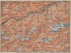 VAL TAVETSCH/MEDEL. Andermatt Disentis Sedrun Wassen Piz Medel. Topo-map 1913