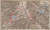 ST MORITZ & PONTRESINA. Celerina Cresta Piz Vadret/Muraigl/Languard 1913 map