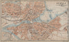 GENEVA GENÈVE GENF. town city stadtplan. Switzerland Suisse Schweiz 1920 map