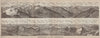 PIZ LANGUARD PANORAMA. Bernina Roseg Monte Rosa Mont Blanc Cristallo 1920 map