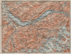 BERNESE OBERLAND. Wengen Mürren Grundelwald Reutigen Interlaken Eiger 1922 map