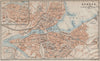 GENEVA GENÈVE GENF. town city stadtplan. Switzerland Suisse Schweiz 1922 map
