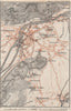 INTERLAKEN ENVIRONS. Unterseen Matten Aarmuhle Wilderswyl. Schweiz 1928 map