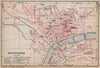 SOLEURE / SOLOTHURN. town city stadtplan. Switzerland Suisse Schweiz 1938 map