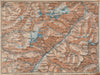 MIDDLE ENGADINE VALLEY. Samedan-Zernez. Zuoz Livigno Albula Alps 1938 old map