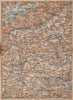 LOWER ENGADINE. Livigno Bormio Ftan Scuol Silvretta Range Piz Buin 1938 map
