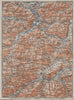 Ammergauer & Lechtaler Alpen. Oberinntal. Fussen Imst Reutte. Tirol 1923 map