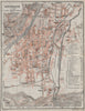 INNSBRUCK vintage town city plan stadtplan. Austria Österreich karte 1923 map