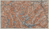 STUBAIER ALPEN. Stubaital Ötztal Pitztal. Solden Kühtai Innsbruck  1923 map