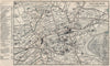 EDINBURGH town/city plan. Scotland. BARTHOLOMEW 1908 old antique map chart