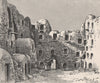 Houses at Kasr El-Mudenin (Medenine) Tunisia. Star Wars location 1885 print