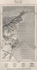 Bonn (Annaba) . Algeria 1885 old antique vintage map plan chart
