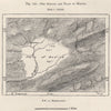 Djebel Chélia & park. Plain of Medina. Roman ruins. Algeria 1885 old map