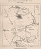 Bunkeya and the copper-mine region. Congo 1885 old antique map plan chart