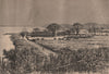 General view of Boma. Congo. Congo Basin 1885 old antique print picture